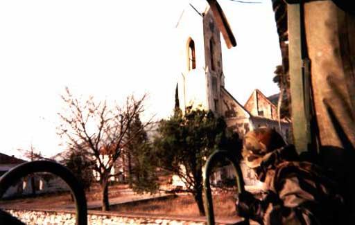 Eglise détruite non loin de Mostar